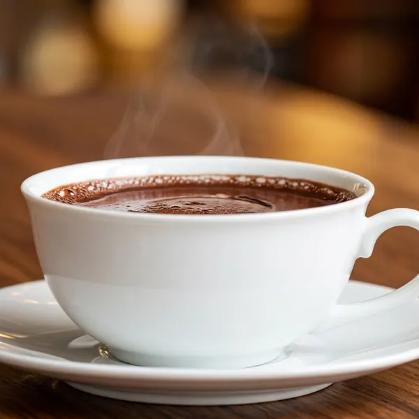 Taza de chocolate caliente